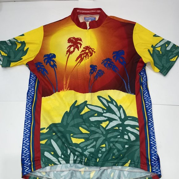 Performance Other - Performance 3/4 Zip Cycling jersey Men's Jersey Size Large in Very Good Cond